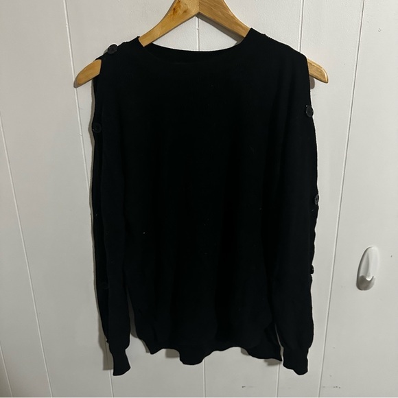 525 America Black Crew Neck Sweater